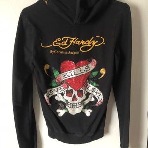 Mint condition ed hardy jacket!